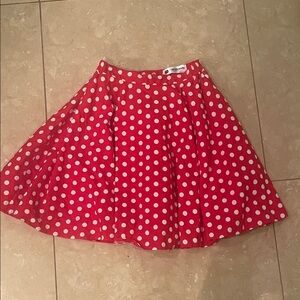 Playful Red Polka Dot Skirt for Kids